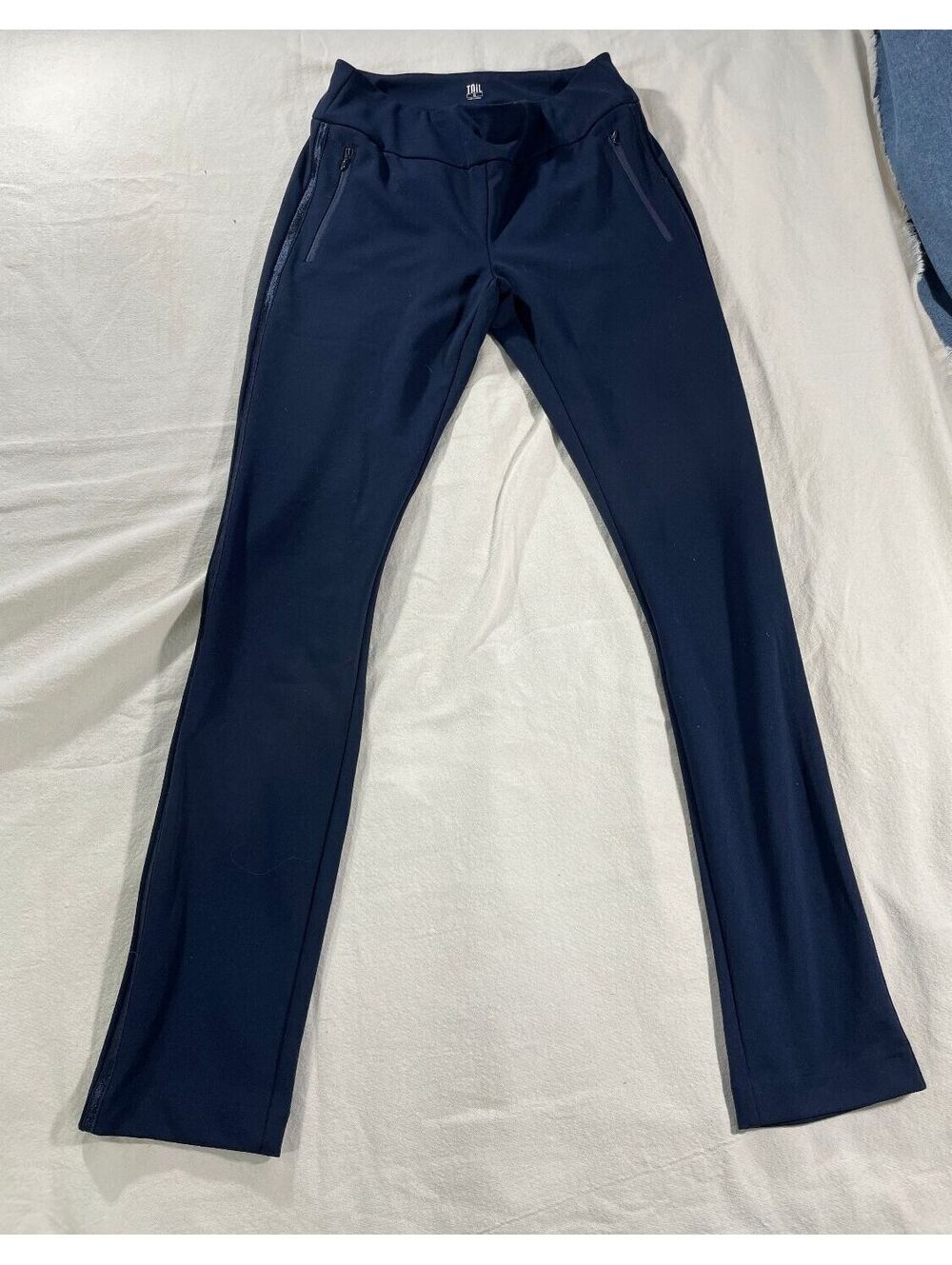 NWOT Tail Allure Golf trousers women's size 6 navy sparkle stripe